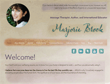 Tablet Screenshot of marjoriebrook.com